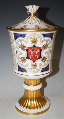 Lot 214 - A Spode limited-edition York Minster chalice...