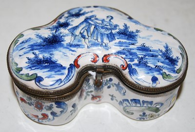Lot 213 - A late 19th century Continental faience...