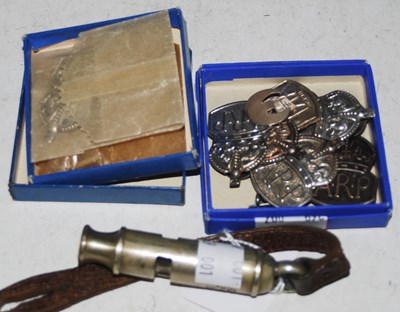 Lot 221 - An early 20th century whistle by A. De Courcy...