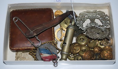 Lot 228 - Militaria interest: collection of assorted...