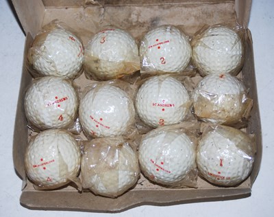 Lot 231 - Golfing interest: a box of twelve Tom...