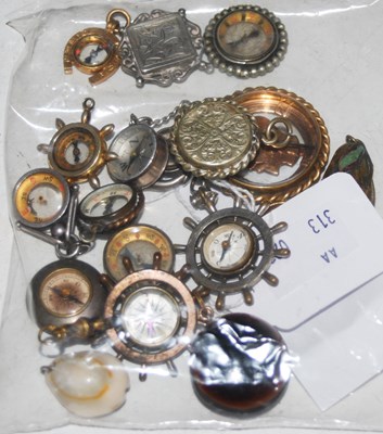 Lot 240 - A collection of assorted pocket watch fobs...