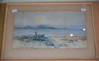 Lot 733 - John R. Houston RSW (fl.1856-1932) 
Seascape...