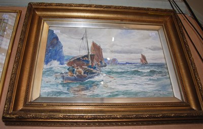 Lot 752 - Alexander Ballingall (1870-1910) 
Fishing...