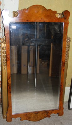 Lot 699 - A vintage gilt framed rectangular wall mirror...