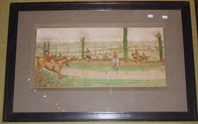Lot 707 - After Cecil Aldin (1870-1935) 
Five Hunting...
