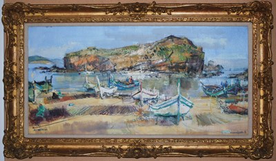 Lot 761 - Paul Girol (1911-1989) 
Llansa, Spanish Coast ...