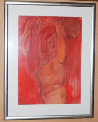 Lot 763 - Lys Hansen (b.1935) 
Cherish  
acrylic, signed...