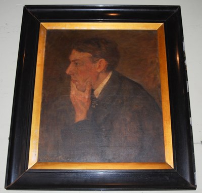 Lot 686 - Mogens Gad (1887-1931) 
Half-length portrait...