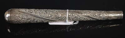 Lot 111 - A late 19th/ early 20th century Indian white...