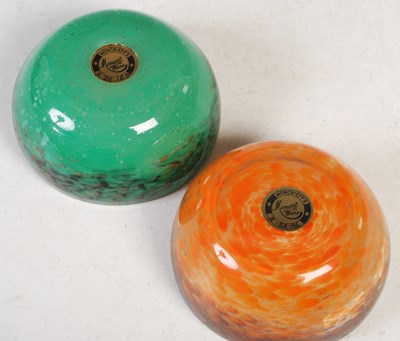 Lot 4 - Two early Monart ware bowls, shape ZA, one...