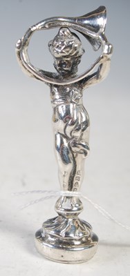 Lot 151 - An early 20th century continental silver seal...