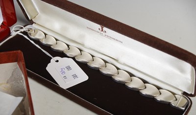 Lot 97 - Box of assorted costume jewellery to include...