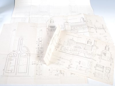 Lot 204 - Railwayana - a group of facsimile plans,...