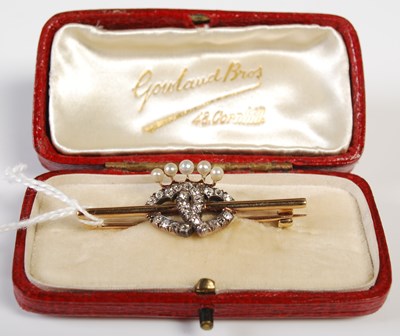Lot 41 - A late 19th century yellow and white metal...