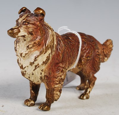 Lot 47 - An early 20th century cold painted bronze...