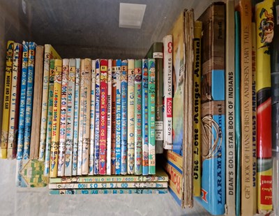 Lot 507 - A box of assorted vintage childrens books and...