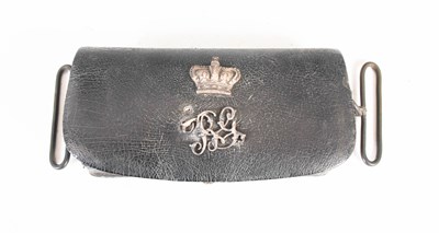 Lot 83 - A 19th century Military dispatch pouch, with...