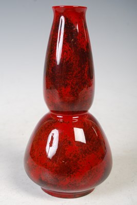 Lot 24 - A Crown Ducal Spectria flambé glazed double...