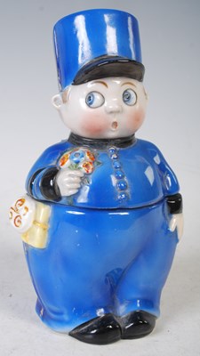 Lot 37 - An early 20th century novelty porcelain box...