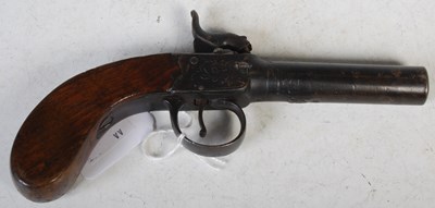 Lot 90 - A 19th century small hand-held percussion muff...