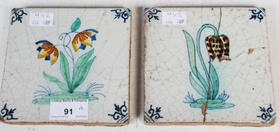Lot 91 - Two late 18th/ early 19th century Continental...