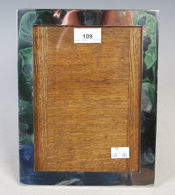 Lot 109 - A vintage Birmingham silver photograph frame,...