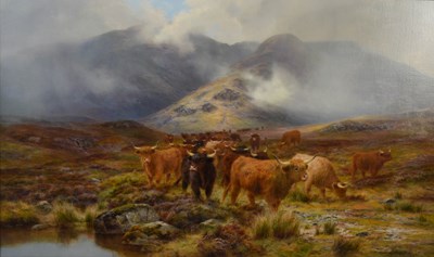 Lot 7 - Louis Bosworth Hurt (1856-1929) Crossing the...