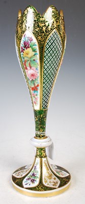 Lot 218 - A late 19th century Bohemian opaque white...