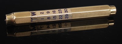 Lot 42C - Sampson Mordan & Co., a 9ct gold and enamel...