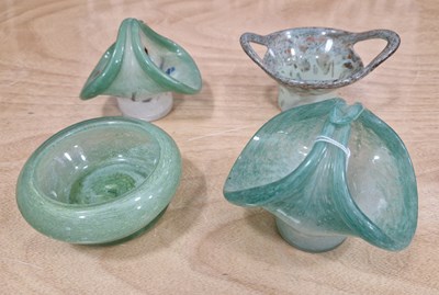 Lot 3 - Three pieces of Ysart comprising two posy...