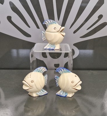 Lot 16 - A Newport Pottery Co, England, three-piece...