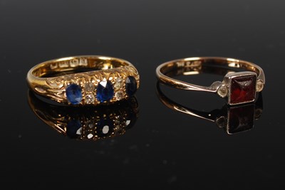 Lot 72 - A late 19th / early 20th century 18ct gold...
