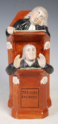 Lot 27 - A late 18th century Staffordshire pottery...