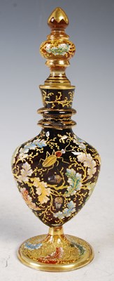 Lot 34 - A late 19th/ early 20th century ruby glass...