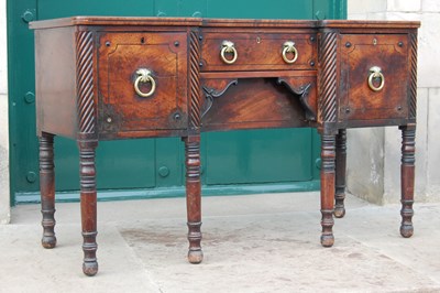 Lot 5C - A 19th century mahogany and ebony lined...