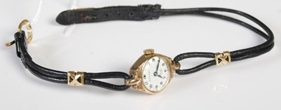 Lot 223 - A vintage ladies 9ct gold cased Rotary...