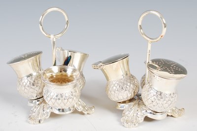 Lot 136A - A pair of late 19th century electroplated...