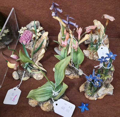 Lot 21 - A group of seven Boehm porcelain figure groups...