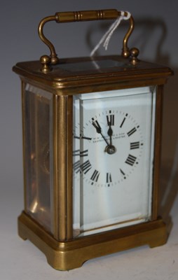 Lot 58 - A late 19th/ early 20th century brass-cased...