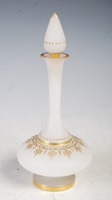 Lot 4 - A late 19th century frosted opaque glass...
