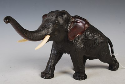 Lot 19 - A late 19th/early 20th century Japanese bronze...
