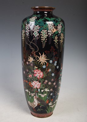 Lot 18 - A late 19th century Japanese silver wirework...