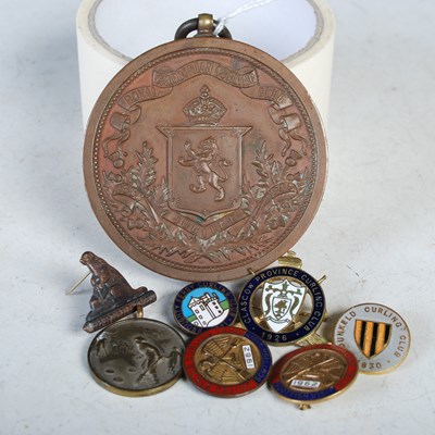 Lot 25 - A 19th century Royal Caledonian Curling Club...