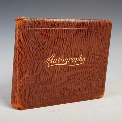 Lot 98 - A vintage autographs book inscribed, "Dorothy...