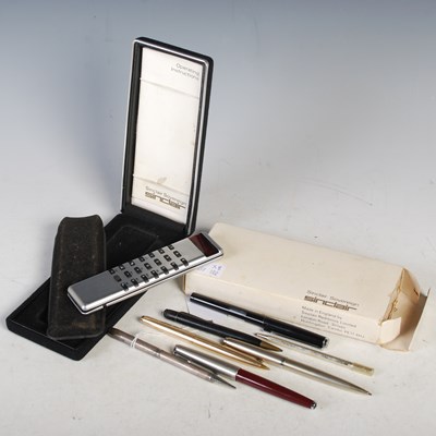 Lot 114 - A vintage silver combination Biro/propelling...