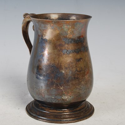 Lot 144 - A Birmingham silver tankard inscribed, "Sea...
