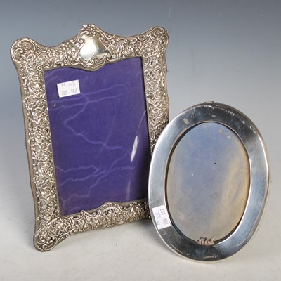 Lot 145 - A Birmingham silver mounted rectangular...