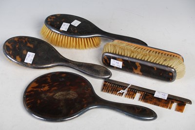 Lot 154 - A Birmingham silver mounted and faux...